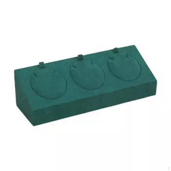 Подставка для ювелирных изделий на 3 позиции, современный органайзер, держатель серый