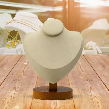 Подставка для ювелирных изделий, ожерелья и цепочки, органайзер Bust Home Store бежевый