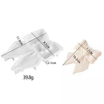 Подставка для ювелирных изделий, силиконовая форма, сделай сам, бант, кружево, форма для тарелки, цементная гипсовая форма, пластина, эпоксидная смола, форма для литья поделок, домашний декор