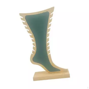 Подставка для ювелирных изделий, современные подвески, универсальный держатель для ожерелий из дерева, настольный