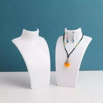 Подставка для ювелирных изделий Выставочный манекен для ожерелий Подставка для ювелирных изделий Цепная витрина Модель для рук Опора белый