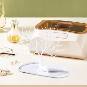 Подставка для ювелирных изделий в виде оленя, элегантная настольная подвесная башня для сережек with hole