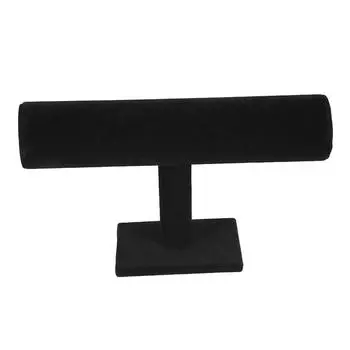 Подставка для ювелирных изделий в виде Т-образной планки, органайзер для ювелирных изделий, ожерелий, часов, браслетов, стойка-держатель, 1 слой