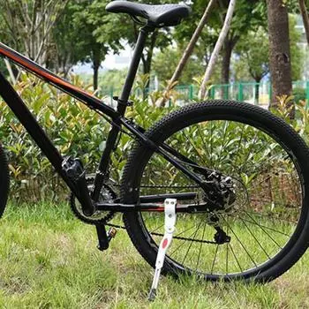Подставка для велосипеда из алюминиевого сплава, регулируемая противоскользящая сверхмощная универсальная дорожная подставка для горного велосипеда, задняя боковая подставка, аксессуары для велосипеда чёрный