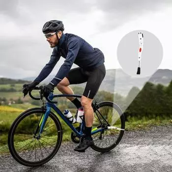 Подставка для велосипеда из алюминиевого сплава, регулируемая противоскользящая сверхмощная универсальная дорожная подставка для горного велосипеда, задняя боковая подставка, аксессуары для велосипеда белый