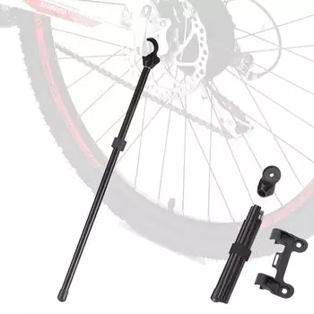 Подставка для велосипеда KickStand, мобильная, легко устанавливается и складывается, 26 для шоссейного кроссового велосипеда с запасной нижней резиной в комплекте, стойка U-LIX, отсоединяется, компактная, структура,