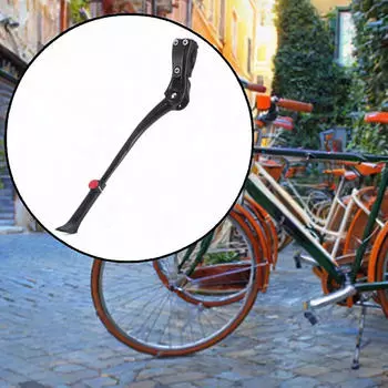 Подставка для велосипеда на одной ноге, боковая опорная стойка, регулируемая нескользящая металлическая подставка для велосипеда, подставка для ног