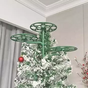 Подставка для верхушки рождественской елки Yousheng, зеленая подставка для канделябра, подставка для свечей, регулируемая подставка для верхушки елки для внутреннего декора A