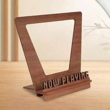 Подставка для виниловых пластинок, органайзер для хранения пластинок, настольная подарочная стойка из дерева