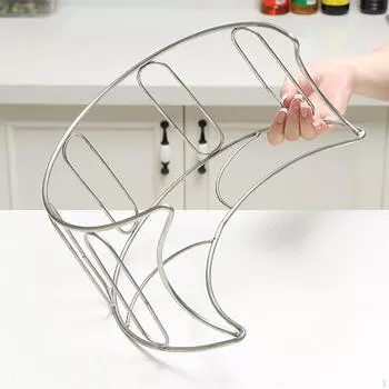 Подставка для вока, держатель для кастрюли, портативная противоскользящая подставка для молока для кемпинга