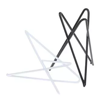 Подставка для воздушных растений, металлическая подставка для цветочного горшка, геометрический железный держатель для тилландсии белый