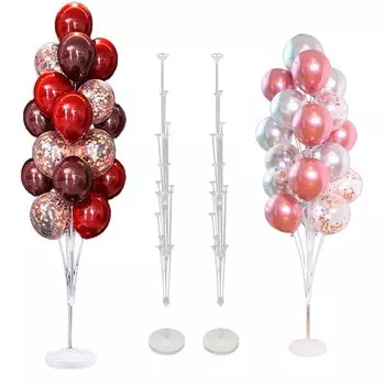 Подставка для воздушных шаров GreenGee Balloon Stick вмещает 19 воздушных шаров. Держатель для воздушных шаров. Подставка для воздушных шаров. Украшение воздушными шарами. Свадебный прием. Предложение.