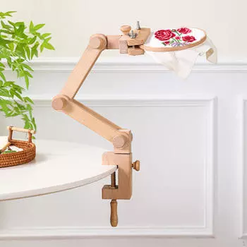 Подставка для вышивки крестом, регулируемая подставка для художественных ремесел с зажимной рамкой для шитья