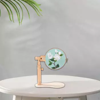 Подставка для вышивки крестом Регулируемая высота Портативная Легкая Простая в использовании DIY Height 15cm