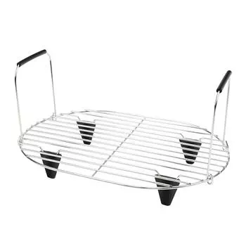 Подставка для запекания и пароварки из нержавеющей стали с силиконовыми ножками для 8,5-литровых мультиварок, многофункциональный кухонный аксессуар