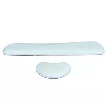 Подставка для запястья клавиатуры и мыши с нескользящей пеной с эффектом памяти, водонепроницаемая эргономичная подставка для клавиатуры и мыши светло-зеленый