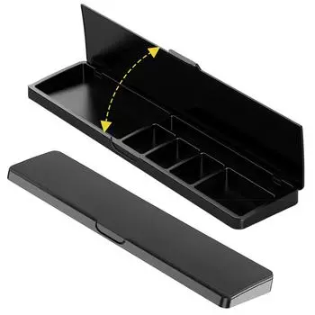 Подставка для запястья клавиатуры Настольный ящик для хранения пластиковый ABS для ноутбука офисный компьютер Black