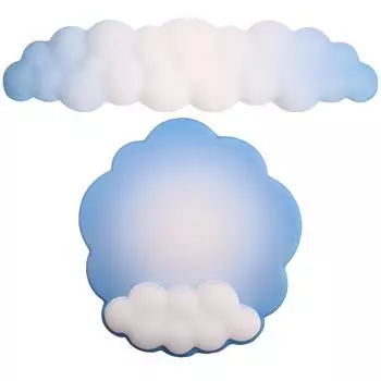 Подставка для запястья клавиатуры в стиле «облако», мягкая пена, снимающая усталость, устойчивая поддержка, коврик для мыши и запястья для всей семьи