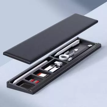 Подставка для запястья клавиатуры Yousheng с отделениями для хранения вещей, эргономичный дизайн, универсальная подставка для запястья клавиатуры, офисные аксессуары белый