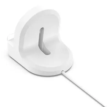 Подставка для зарядки, держатель для док-станции, силиконовая нескользящая подставка для зарядного устройства для Google Pixel Watch 3 41 мм, 45 мм для Google Pixel Watch 2 белый