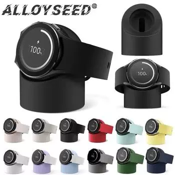 Подставка для зарядного устройства для смарт-часов, сменная силиконовая подставка для зарядного устройства, противоскользящая для Samsung Galaxy Watch 4/4 Classic/3/5/5Pro