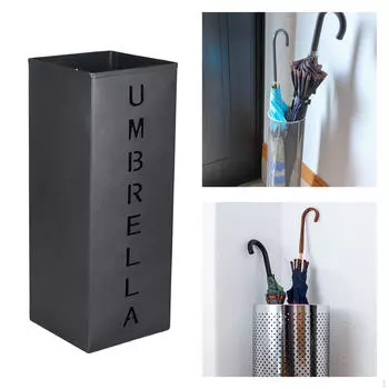 Подставка для зонта Многофункциональный поддон для сбора дождевой воды большой емкости чёрный