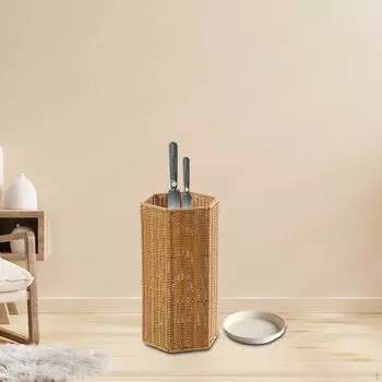 Подставка для зонта Ведро с поддоном для воды Ретро-дизайн Трости Органайзер Держатель для стойки Корзина