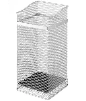 Подставка для зонта Yamazaki Jitsugyo 7929 Square Mesh SV Ш20 x Г20 x В43 см, узкая, квадратная, у входа, прибл. серебряный