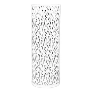 Подставка для зонтов, металлическая полая, отдельно стоящая, круглая, держатель для зонтов, органайзер, ящик для мусора M(59cm / 23.2in Long) белый