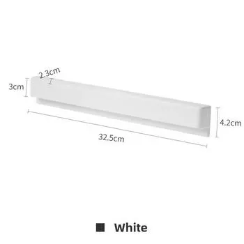 Подставка для зубной пасты Артефакт для выдавливания Очищающее средство для лица Без пробивания Отделение для хранения с клипсами для зубной пасты, крепится на стену дома, в ванной, туалете 1PCS