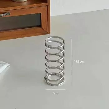 Подставка для зубных щеток из нержавеющей стали, подставка для хранения кистей для макияжа, ваза, держатель для ручек, украшение для домашнего стола, украшения A1