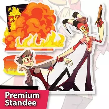 Подставка Helluva Boss HAWT HERO BLITZ из акрила б/у