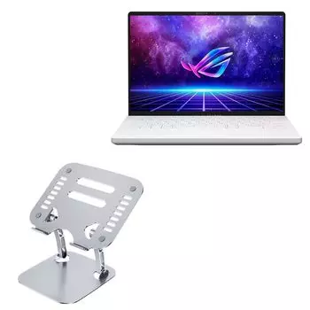 Подставка и крепление BoxWave совместимы с ASUS ROG Zephyrus G14 Executive VersaView Laptop Stand Эргономичная регулируемая металлическая подставка для ноутбука ASUS ROG