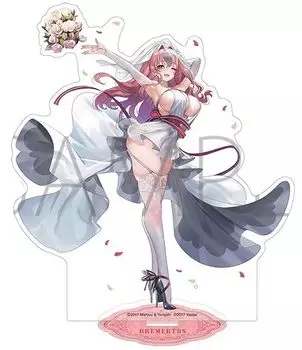 Подставка из акрила Azur Lane Bremerton June Bride Официальные товары