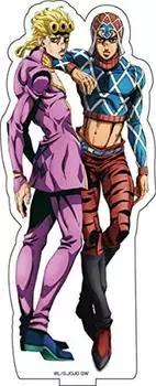 Подставка из акрила «JoJo s Wind» из аниме-сериала «Bizarre Adventure» золотая БОЛЬШАЯ