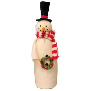 Подставка из фетра, светящаяся в виде рождественского Санта-Клауса, оленя, снеговика