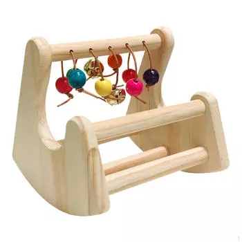 Подставка-качалка для попугая, жердочка, игрушка для попугая, прочная, игрушка для птиц, жердочки для упражнений, игрушка для обогащения среды обитания птиц