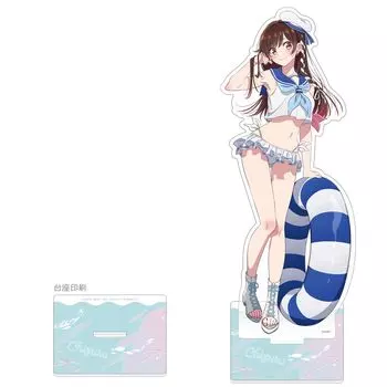 Подставка Keith Extra Large Acrylic Sailor высотой 5 мм, изготовлена из акрила, подружка напрокат (Чизуру Мидзухара/Купальник морской пехоты) приблизительно. 27,5-30 см/толщина