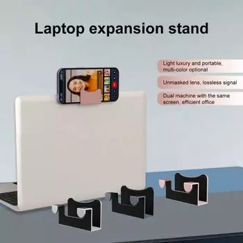 Подставка-кронштейн для iPhone, ноутбука, универсальная функция громкой связи, крепление для телефона, материал из нержавеющей стали, противоскользящая накладка EVA розовый