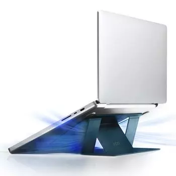 Подставка MOFT Direct Cooling Stand для ноутбука с графеновым клеем из веганской кожи, возможность перестановки, совместимость с MacBook, повышенная прочность, устойчивость к нагреву