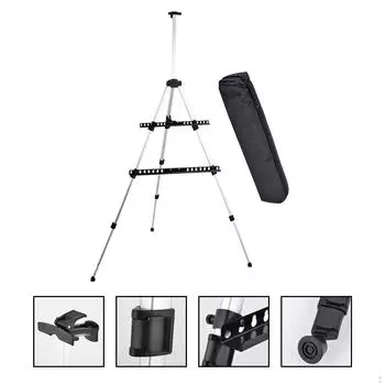 Подставка-мольберт для художника, выставка картин из алюминиевого сплава Black