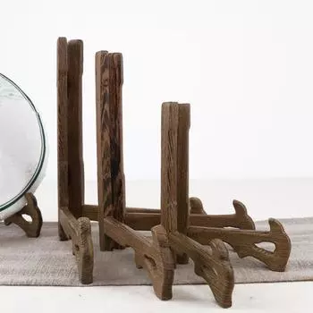 Подставка, надежная фиксация, прочная стойка для выставки товаров, деревянная тарелка, универсальный держатель для фоторамки, кухня S