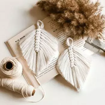 Подставка под чашку Кружка Кухня Свадебный стол Коврик для столовых приборов Кисточки Настенный гобелен Nordic Macrame Настенный декор Мы