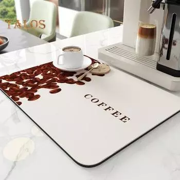 Подставка под чашку, легко очищаемая теплоизоляция, противоскользящий отличный коврик для смесителя для ванной комнаты, брызгозащищенный дренажный коврик для ванной комнаты, товары для дома 30x40cm