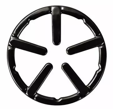 Подставка под металлический жемчуг, черный, внешний диаметр 14 см, чугунная мини-эмалированная, Fail HB-4198