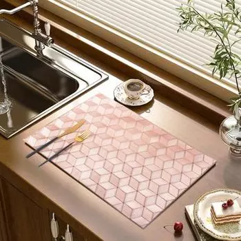 Подставка под обеденный стол, легко чистящаяся, нескользящая подставка для стола, устойчивая к царапинам подставка для столовых приборов, кухонная подставка для столовых приборов для дома золотистый