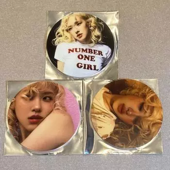 Подставка под стакан из акрила BLACKPINK ROS ROSIE, 3 вида, набор для кафе, ограниченные преимущества