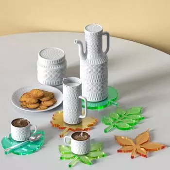 Подставка под стакан из эпоксидной смолы «сделай сам», нерегулярная, силиконовая форма в виде листа, форма для литья с использованием цемента из бетона и смолы 3