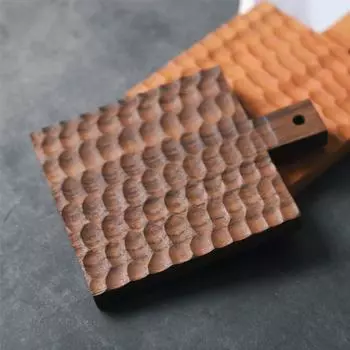 Подставка под стакан из черного ореха ручной работы из цельного дерева в форме сот, кофейная чашка, чай, креативная деревянная подушка, кухонные принадлежности