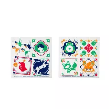 Подставка под стакан Pokemon Center Acrylic Coaster Set из 2 плиток Paldea, 9669051084, популярный покемон в Корее